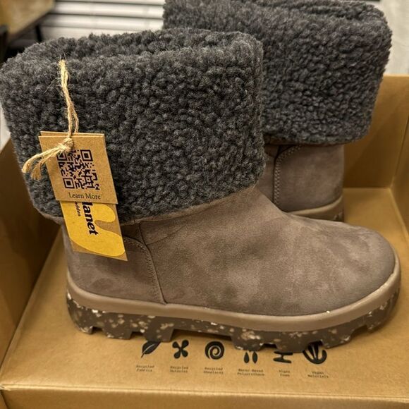 Steve Madden Restt Dark Gray Boots Adjustable Womens Cool Planet‎ - Picture 4 of 4